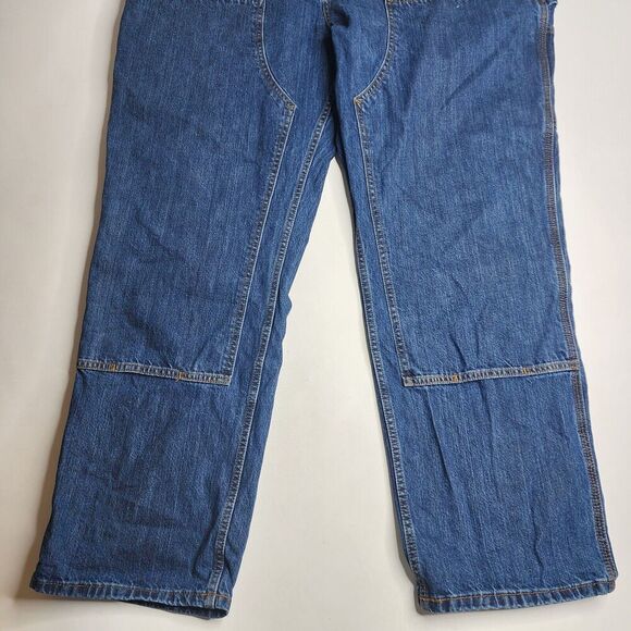 Carhartt Loose Fit Double Front Utility Logger Denim Jeans Men's Size 42 x 32 - Picture 7 of 16